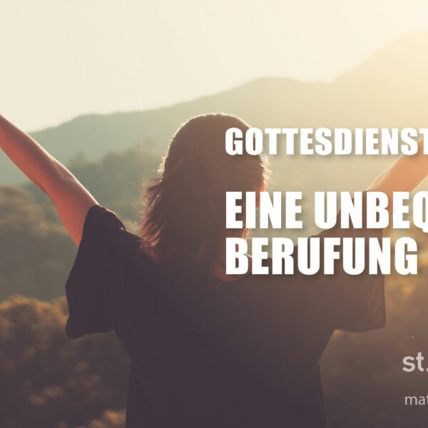 Präsenz-Gottesdienst: Eine unbequeme Berufung (mit Livestream)