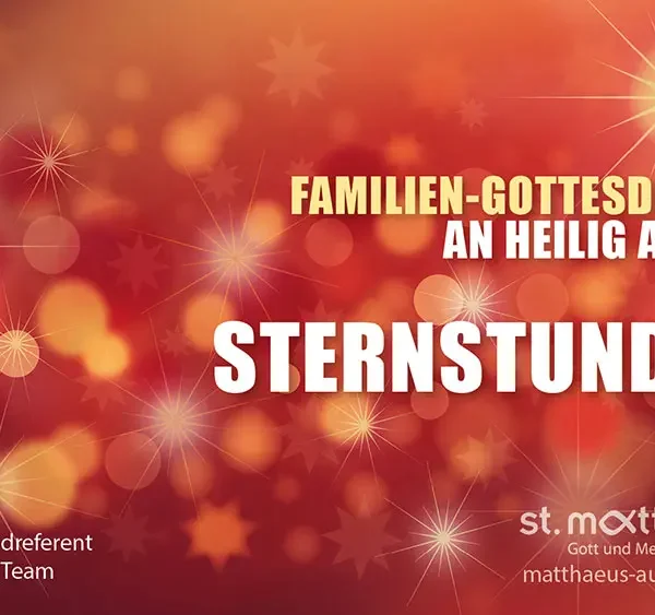 Familien-Gottesdienst an Heilig Abend: Sternstunden