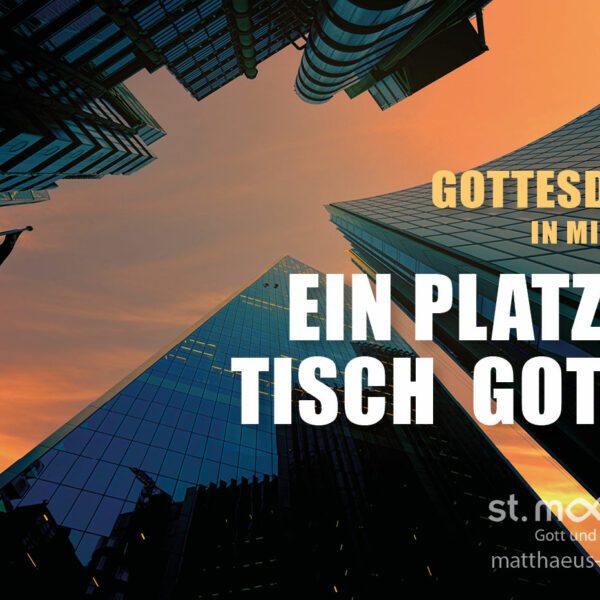 Gottesdienst in Mischform: Ein Platz am Tisch Gottes