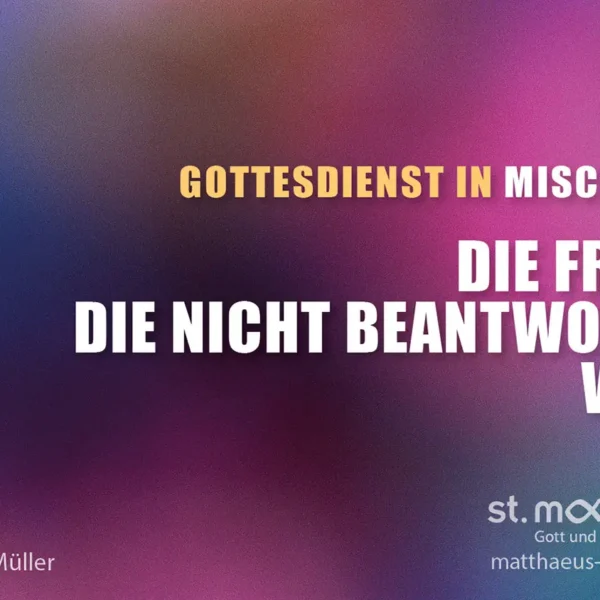 Gottesdienst in Mischform: Die Frage, die nicht beantwortet wird