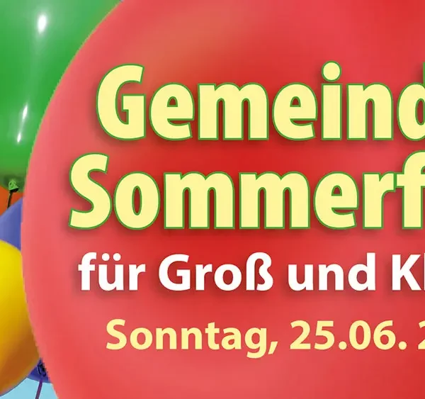 Gemeinde-Sommerfest am 25.06.