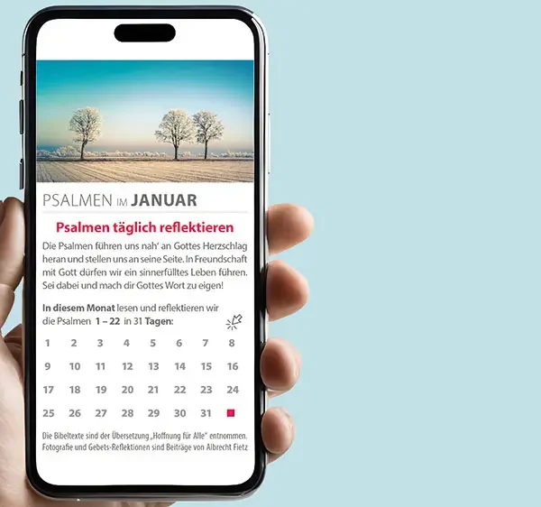 Psalmen ab 2025 täglich reflektieren