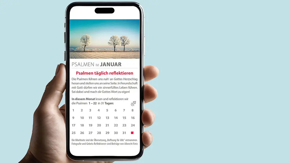 Psalmen ab 2025 täglich reflektieren