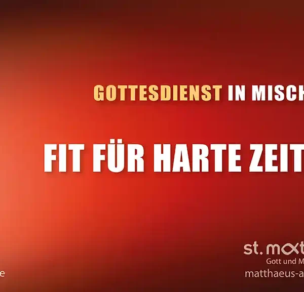 Gottesdienst in Mischform: Fit für harte Zeiten?