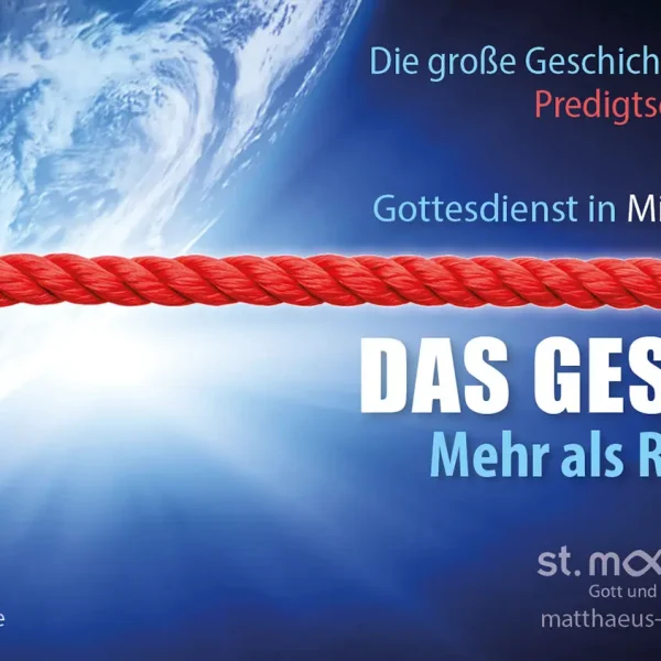 Gottesdienst in Mischform: Das Gesetz – Mehr als Worte