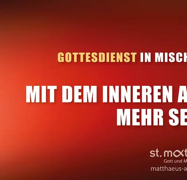Gottesdienst in Mischform: Mit dem inneren Auge mehr sehen